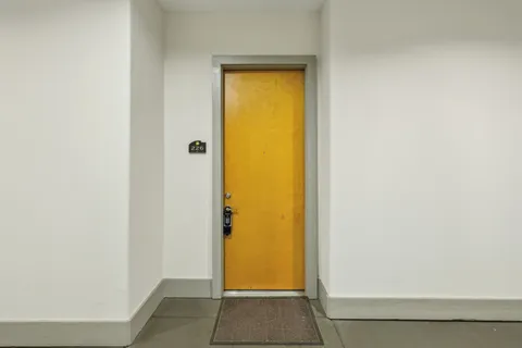 a door with a door
