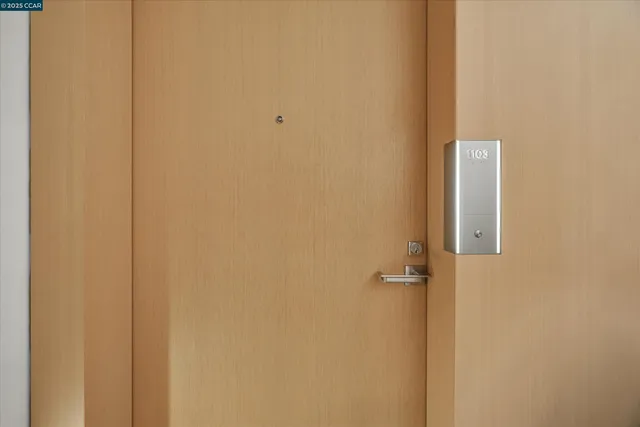 a view of a fireplace in the room