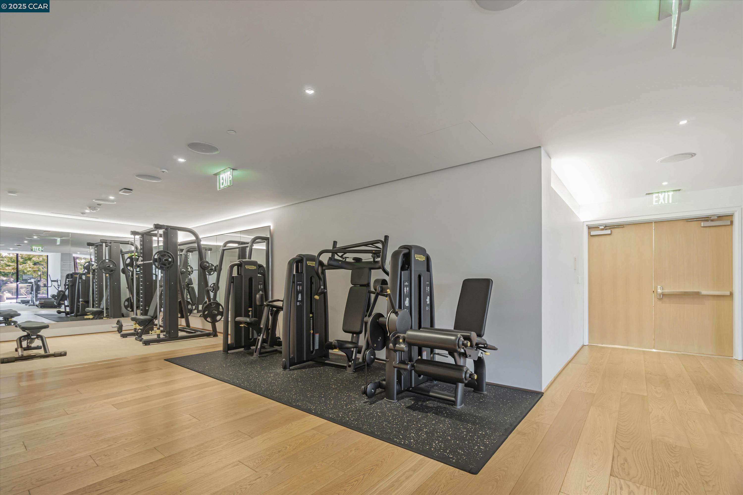1 Steuart Street, Unit 1103 San Francisco, CA 94105 - Photo 25 of 31 a view of a room with gym equipment
