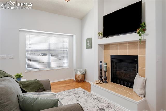11112 Berry Farm Road Fountain, CO 80817 - Photo 11 of 37 Gas fireplace in the living room
