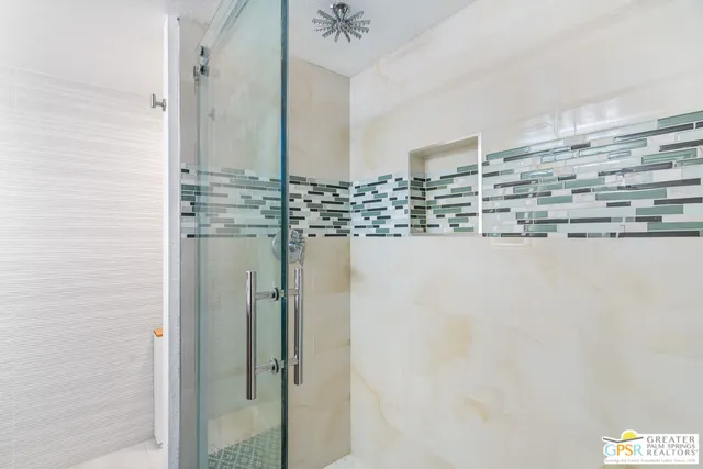 a view of a outdoor seating area with potted plants