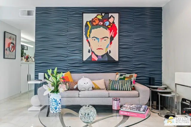 a room with gym equipment and a large window