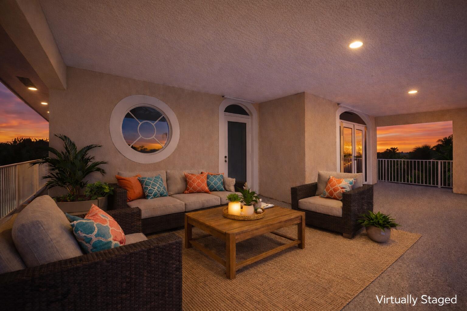 247 Apache Street Tavernier, FL 33070 - Photo 46 of 94 Upper Level Bedroom 2 Deck Staged Twilig