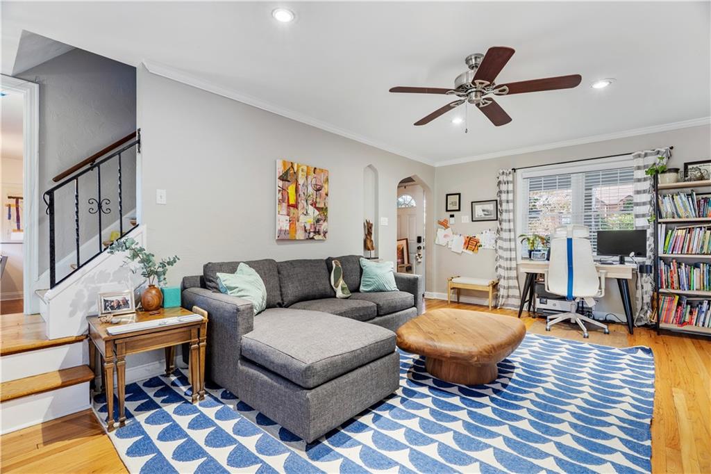 552 Audubon Avenue Pittsburgh, PA 15228 - Photo 6 of 30 a living room with furniture and a rug
