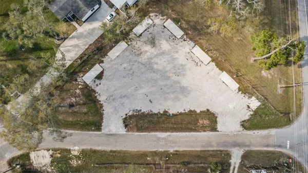 a view of a wooden bridge
