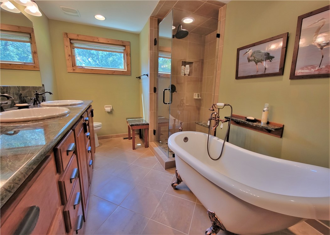 525 Broyles Point Road Townville, SC 29689 - Photo 33 of 48 primary bathroom