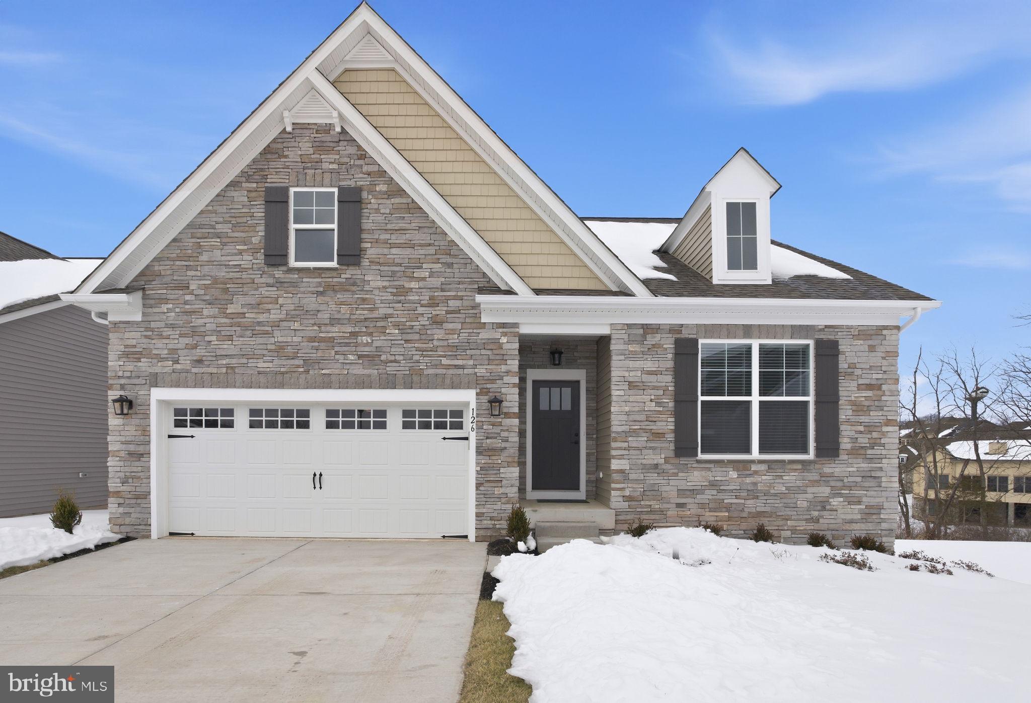 126 Bridge Valley Road Gettysburg, PA 17325 - Photo 1 of 36 a front view of a house with yard