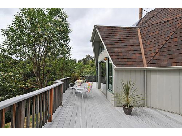 3895 Page Mill Road Los Altos, CA 94022 - Photo 6 of 15 a balcony with wooden floor and outdoor seating