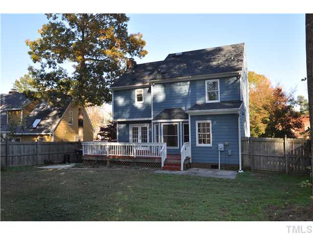 3833 Old Coach Road Raleigh, NC 27616 - Photo 23 of 24 Large fenced in backyard great for children and pets to play.