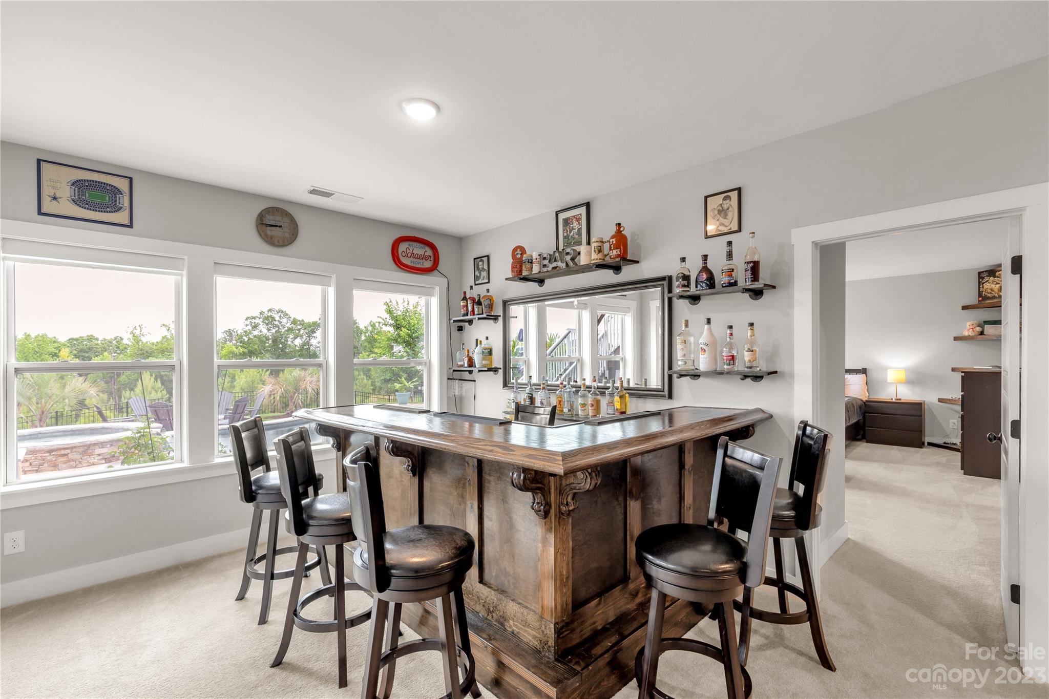 844 Bee Balm Trail Fort Mill, SC 29708 - Photo 39 of 48 a view of a dining room with furniture window and outside view