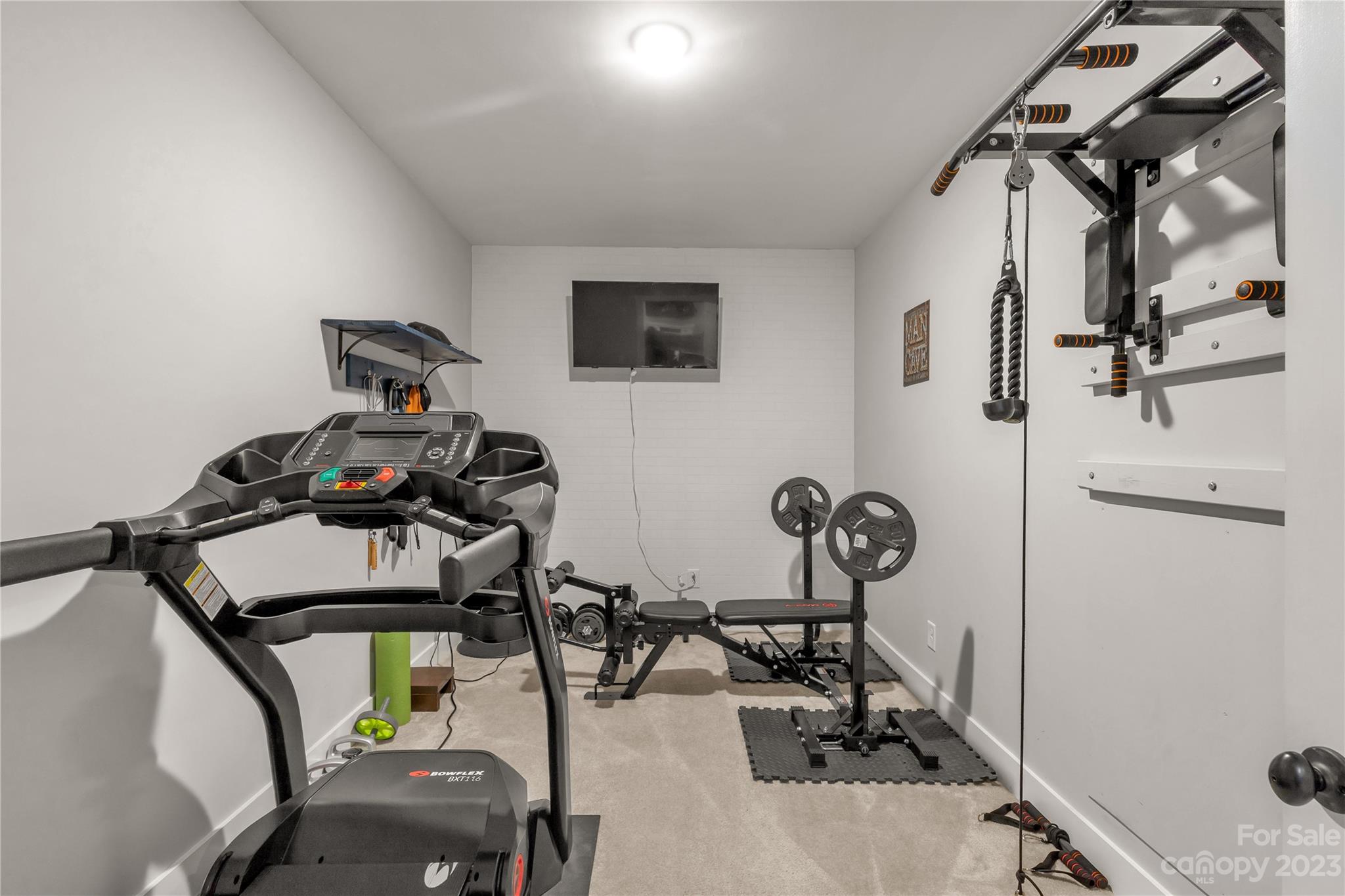 844 Bee Balm Trail Fort Mill, SC 29708 - Photo 43 of 48 a view of a room with gym equipment