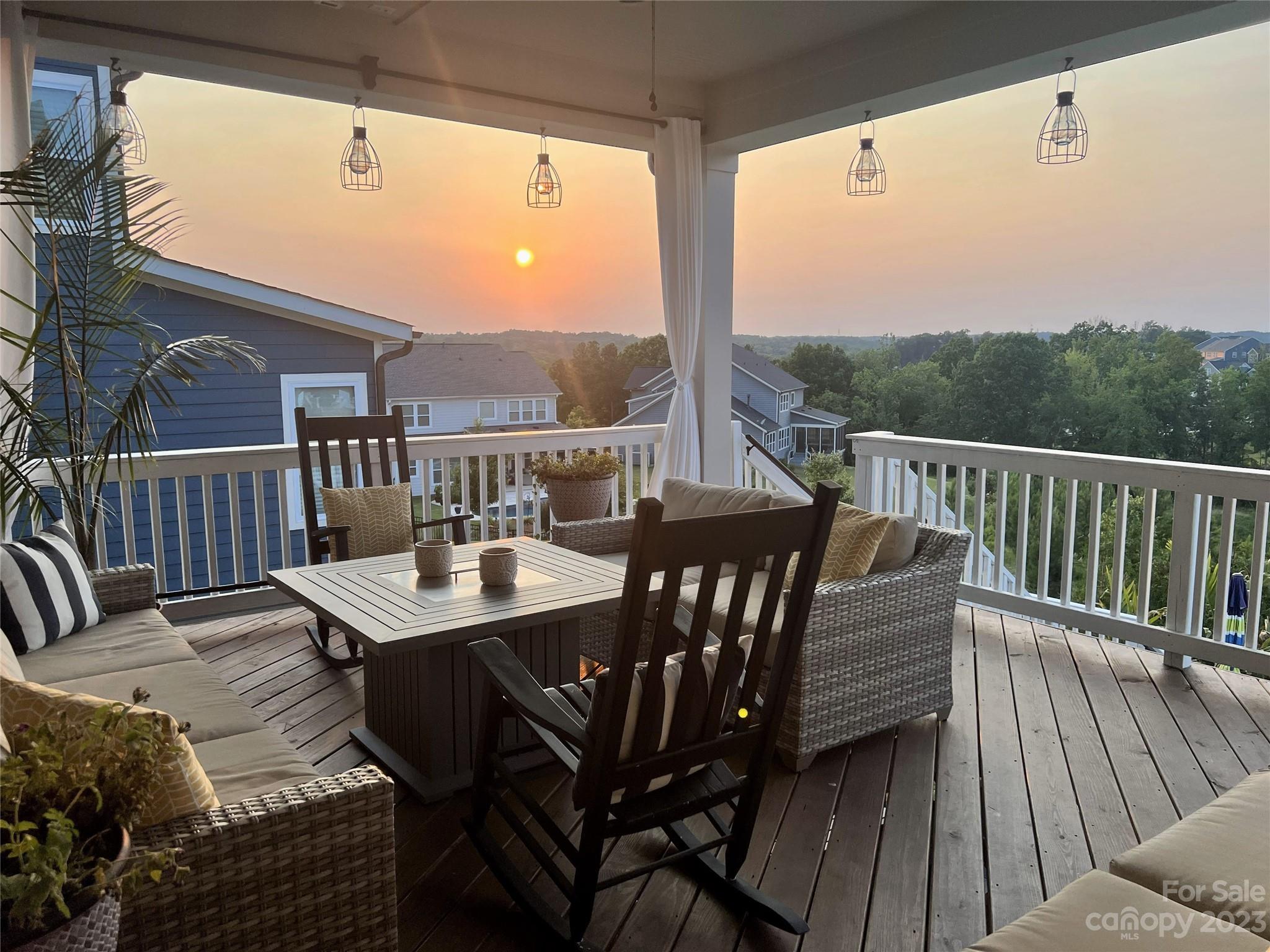 844 Bee Balm Trail Fort Mill, SC 29708 - Photo 46 of 48 a view of nature from balcony with furniture
