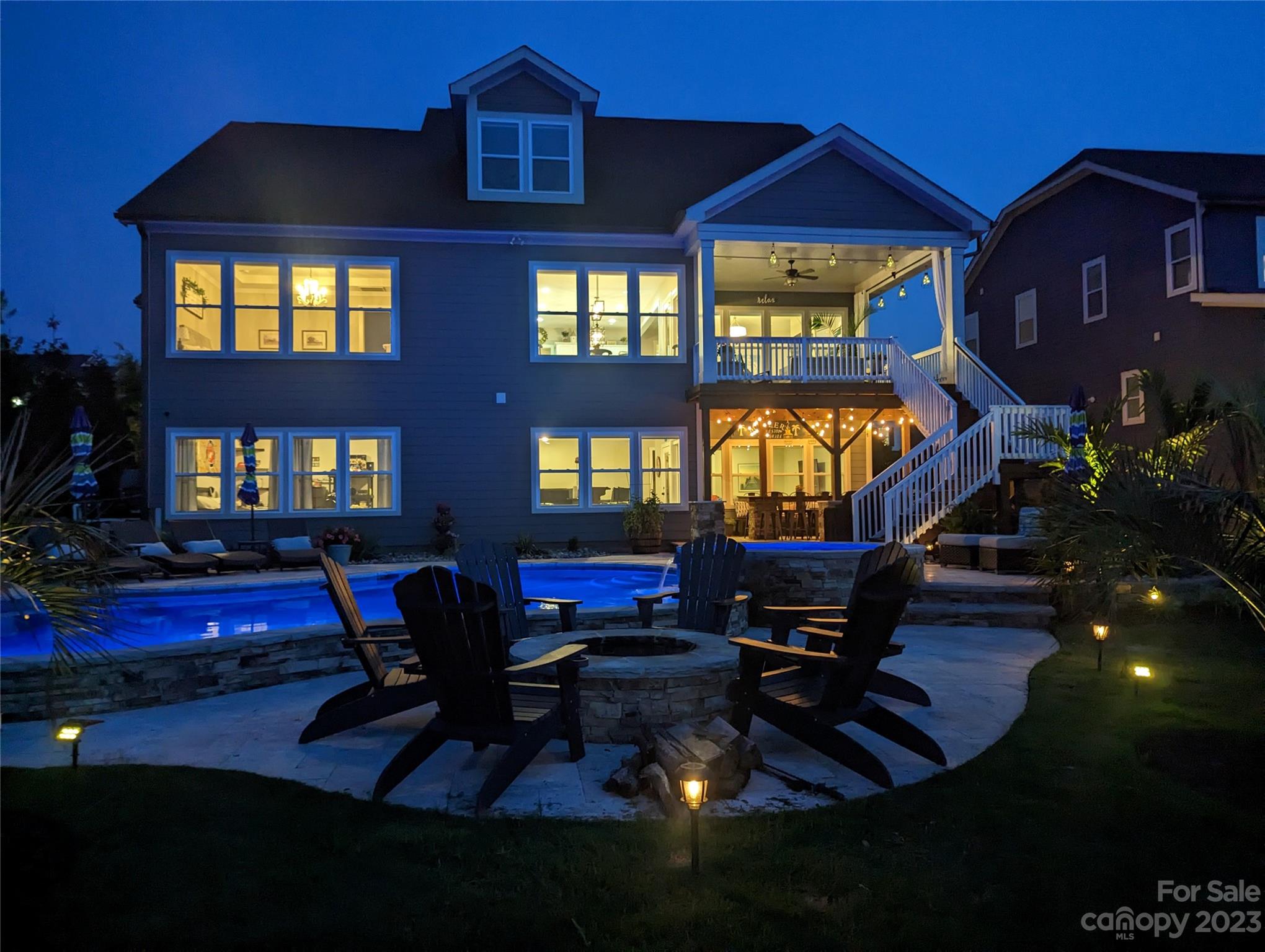 844 Bee Balm Trail Fort Mill, SC 29708 - Photo 48 of 48 a living room with furniture piano and a fireplace