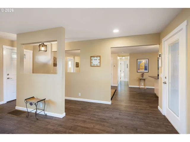 a view interior of the house and wooden floor