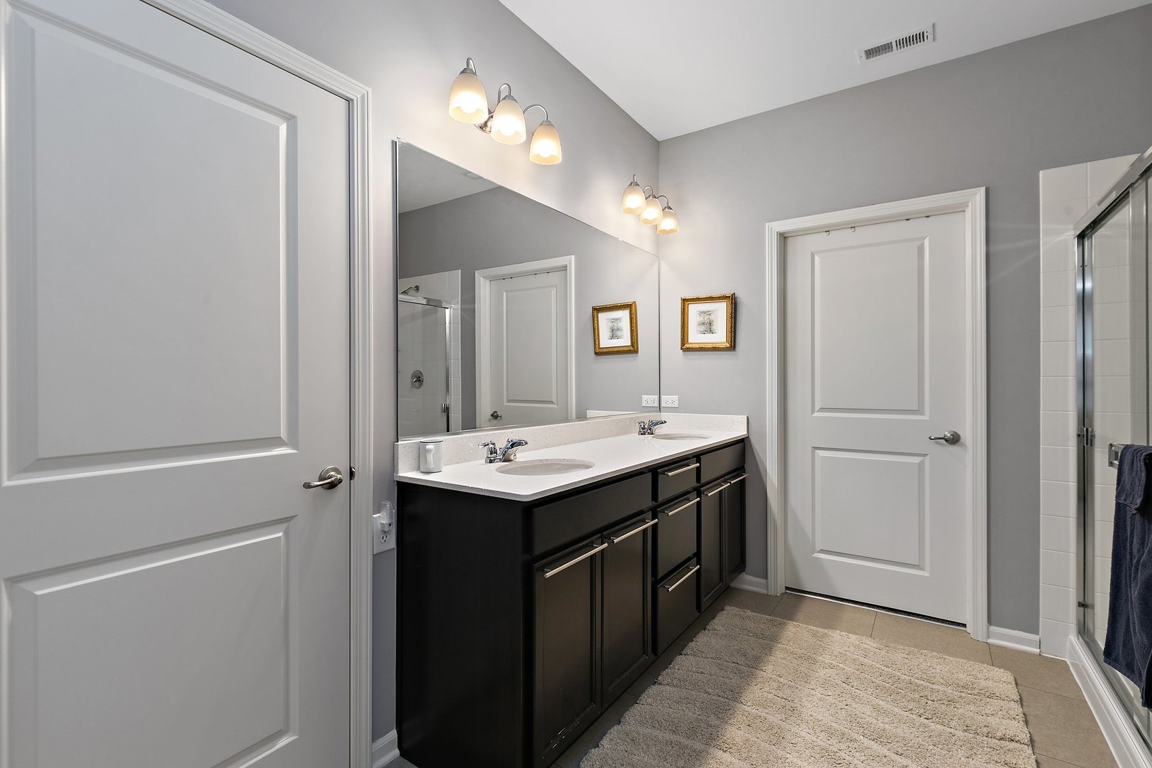 1979 Southern Circle, Unit 1979 Pingree Grove, IL 60140 - Photo 17 of 22 a bathroom with a sink and a mirror