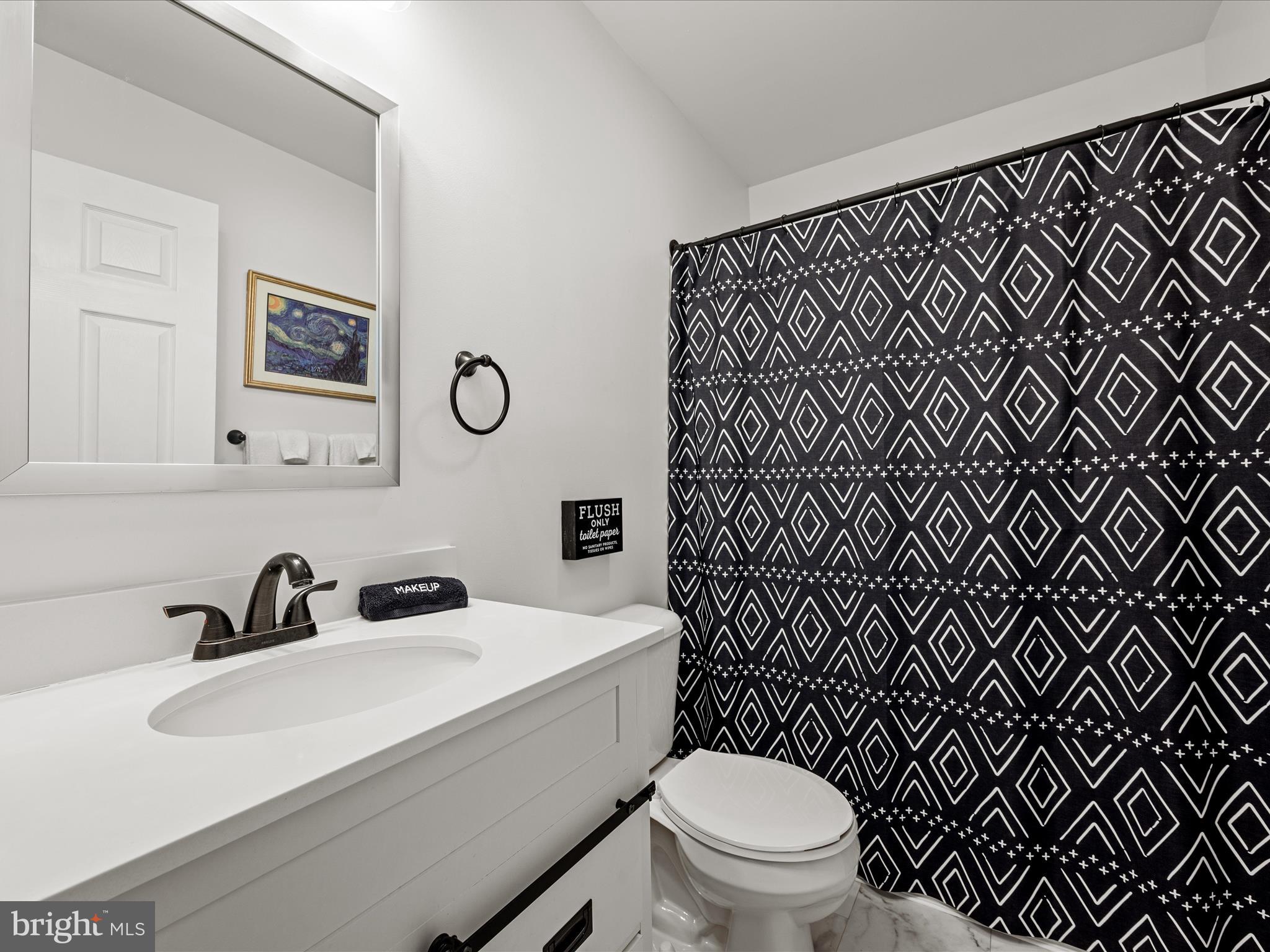 8650 Supinlick Ridge Road Mount Jackson, VA 22842 - Photo 26 of 62 a bathroom with a sink and a toilet