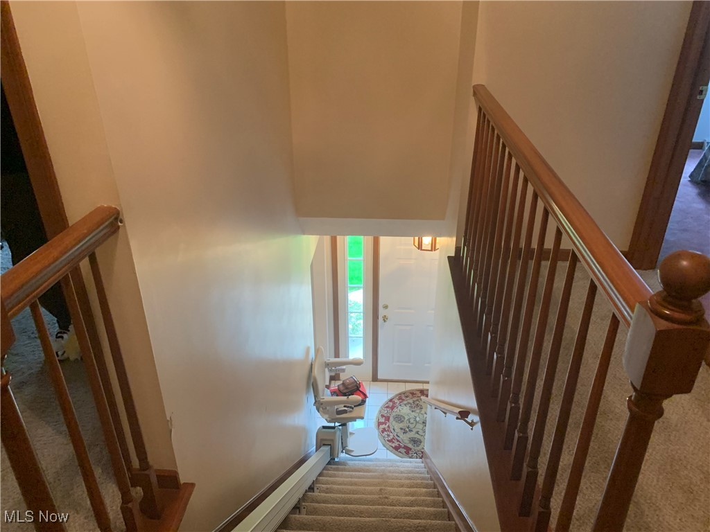 9046 Shepard Road Macedonia, OH 44056 - Photo 15 of 33 Stairs featuring carpet flooring