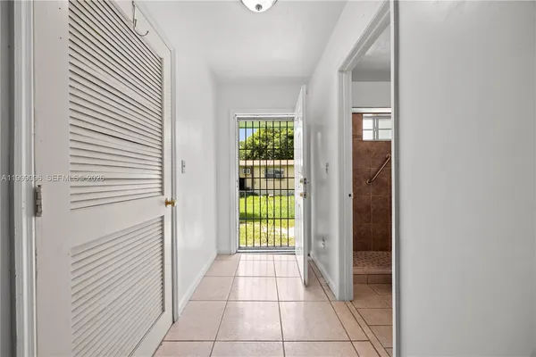 a view of an entryway