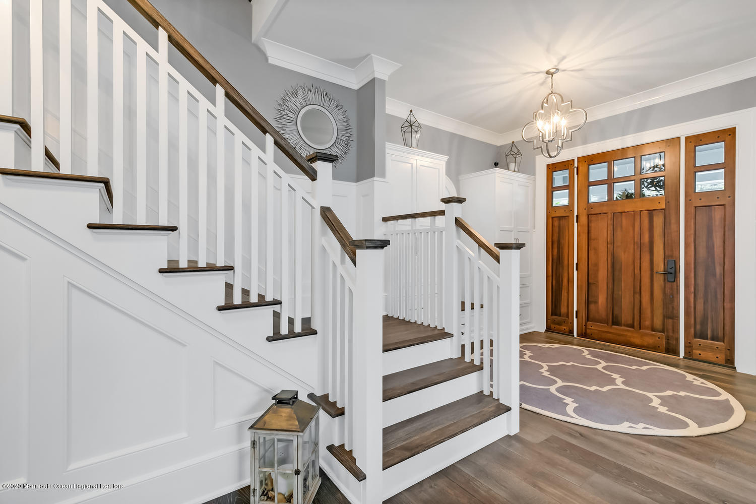 1008 Forrest Road Brielle, NJ 08730 - Photo 6 of 81 a view of entryway and hall with wooden floor