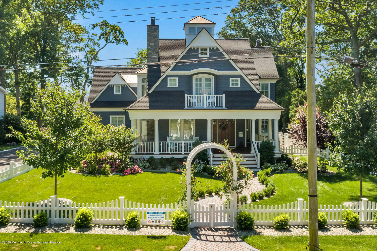 1008 Forrest Road Brielle, NJ 08730 - Photo 63 of 81 a front view of a house with garden