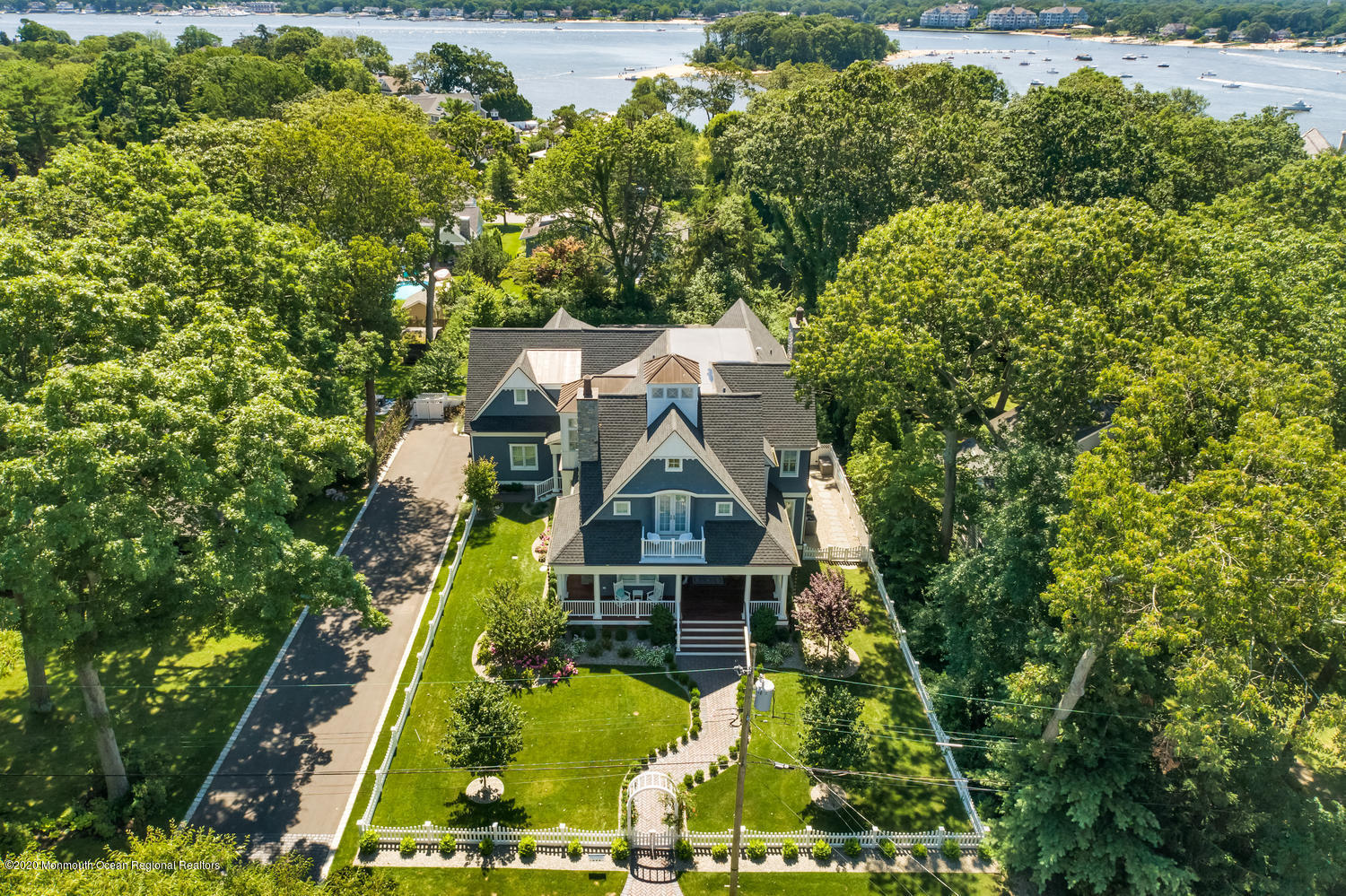1008 Forrest Road Brielle, NJ 08730 - Photo 65 of 81 an aerial view of a house