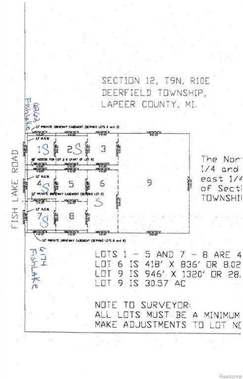 3 Fish Lake Road North Branch, MI 48461 - Photo 1 of 1
