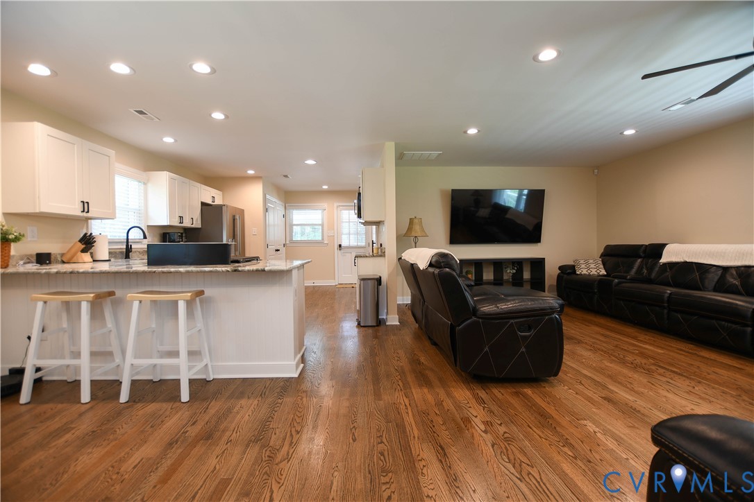 1448 Canterbury Road St. Stephens Church, VA 23148 - Photo 7 of 57 Open concept living area open to the kitchen and