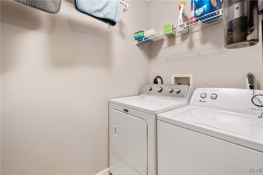 2229 Juniper Drive Coplay, PA 18037 - Photo 19 of 52 a utility room with dryer and washer