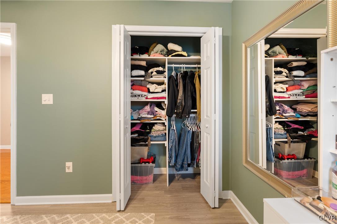 2229 Juniper Drive Coplay, PA 18037 - Photo 28 of 52 a view of walk in closet with clothes