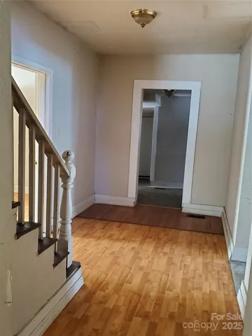 a view of an entryway door