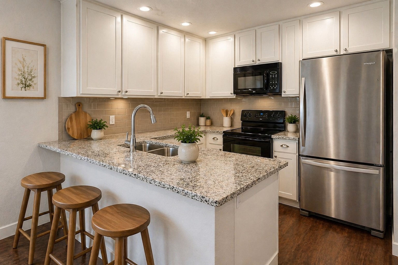1748 Ohlen Road, Unit 22 Austin, TX 78757 - Photo 10 of 14 Kitchen Digitally staged