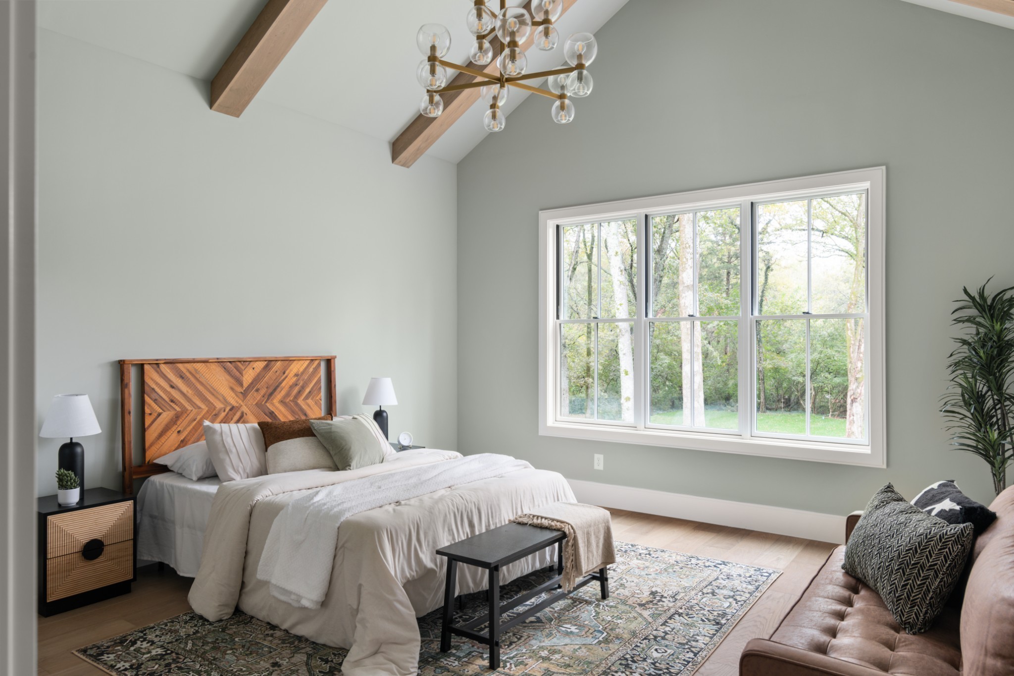 706 Brook Hollow Road Nashville, TN 37205 - Photo 27 of 55 a bed sitting in a bedroom next to a window