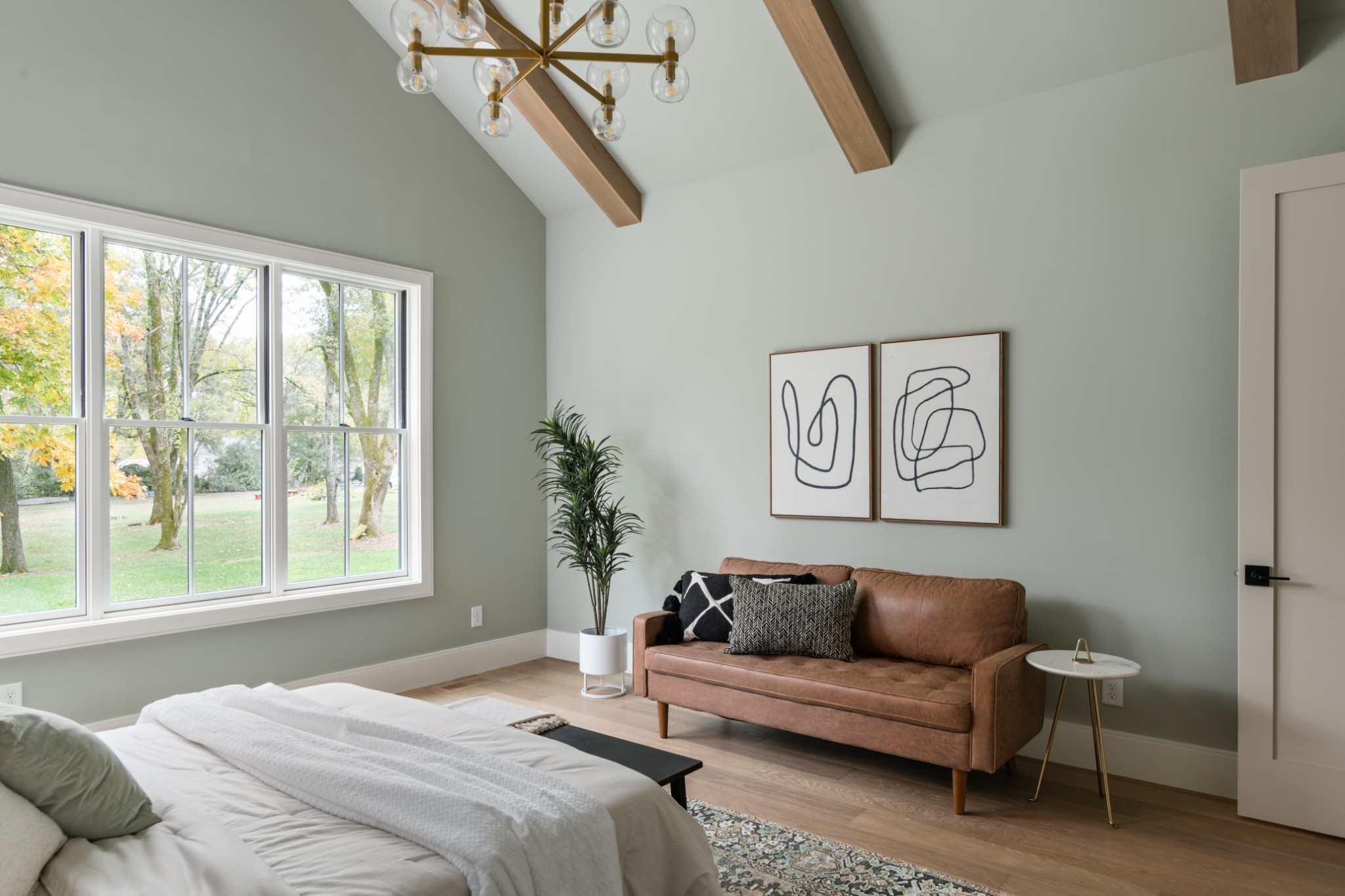 706 Brook Hollow Road Nashville, TN 37205 - Photo 28 of 55 a bedroom with furniture and a window