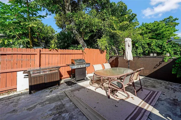 a view of a house with a patio