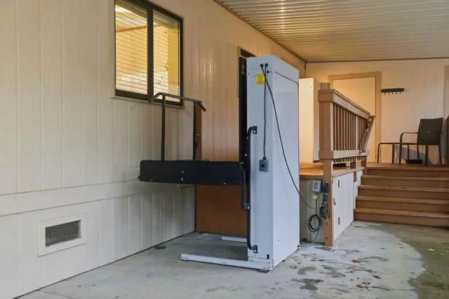 a view of a entryway door of the house