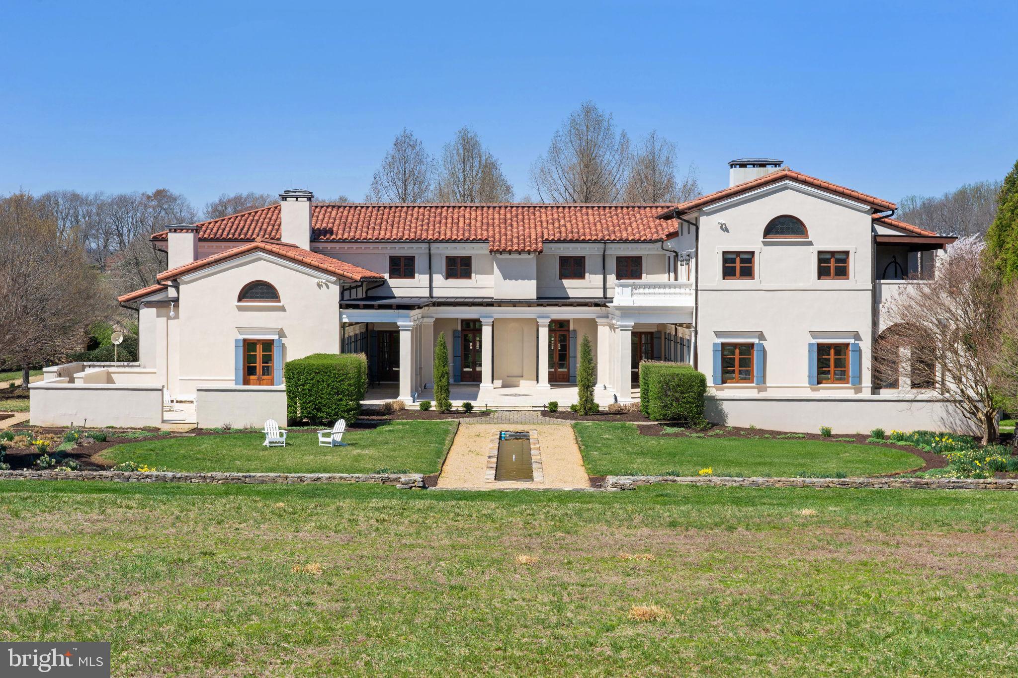 2547 Halfway Road The Plains, VA 20198 - Photo 14 of 90 a view of a white house with a big yard and large trees