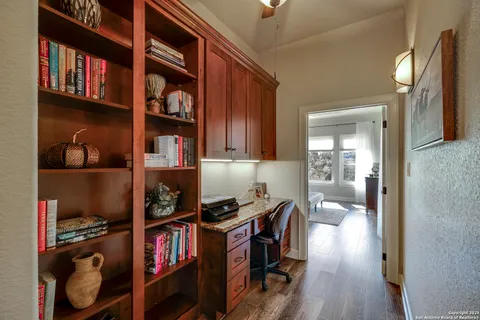 a view of a kitchen and utility room