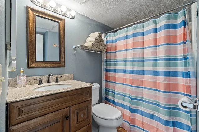 a view of a balcony with an outdoor space