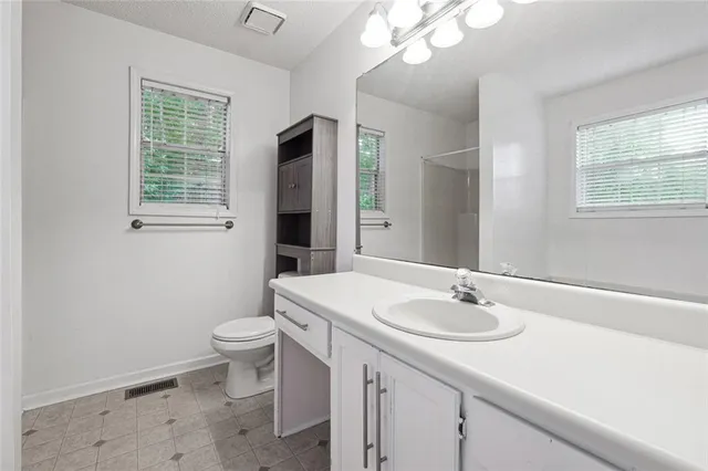 a view of an front door