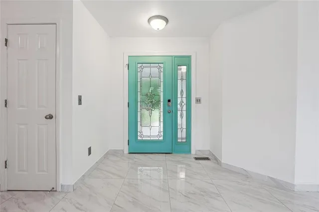 a view of a outdoor space with seating area