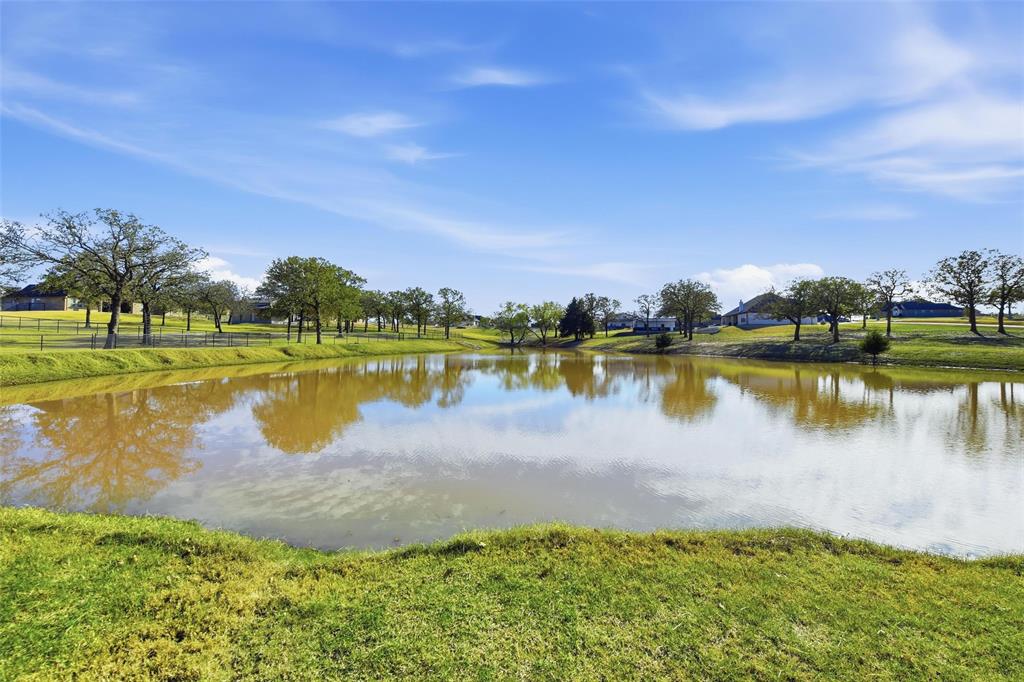 154 Rio Rancho Drive Decatur, TX 76234 - Photo 9 of 16 a view of a lake with houses in the back