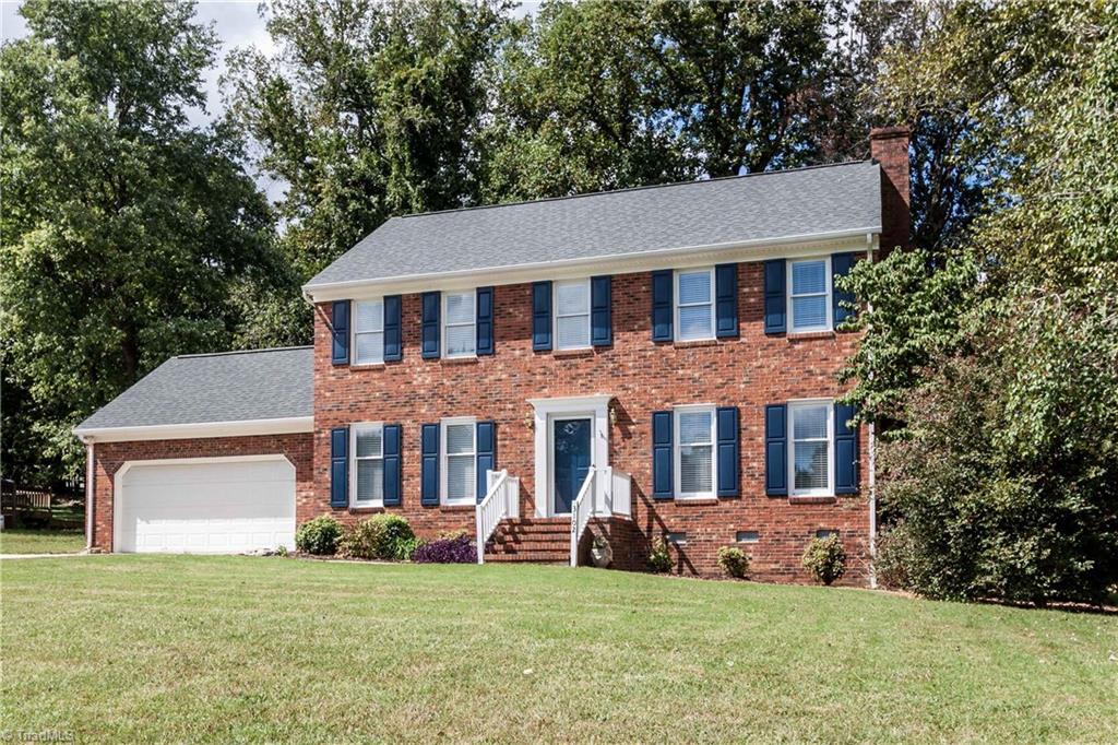 3102 Spring Mill Road Greensboro, NC 27406 - Photo 26 of 27 Picturesque brick traditional, with new architectural roof is a showstopper!