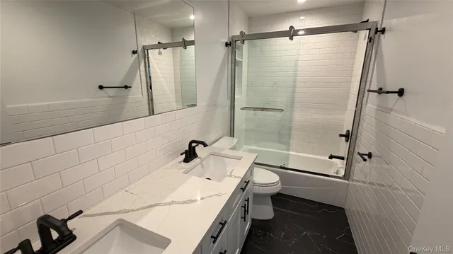 a living room with a fireplace