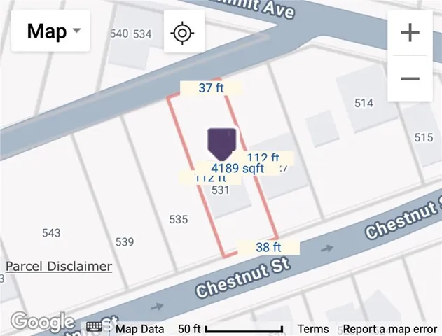 a view of a lake from a yard