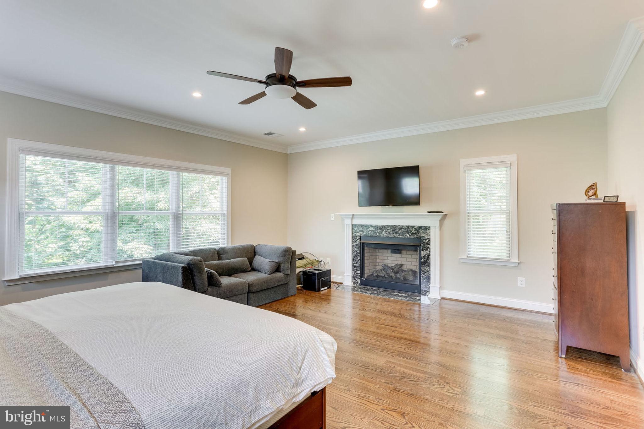 6920 Mt Daniel Drive Falls Church, VA 22046 - Photo 13 of 34 Master Bedroom Fireplace