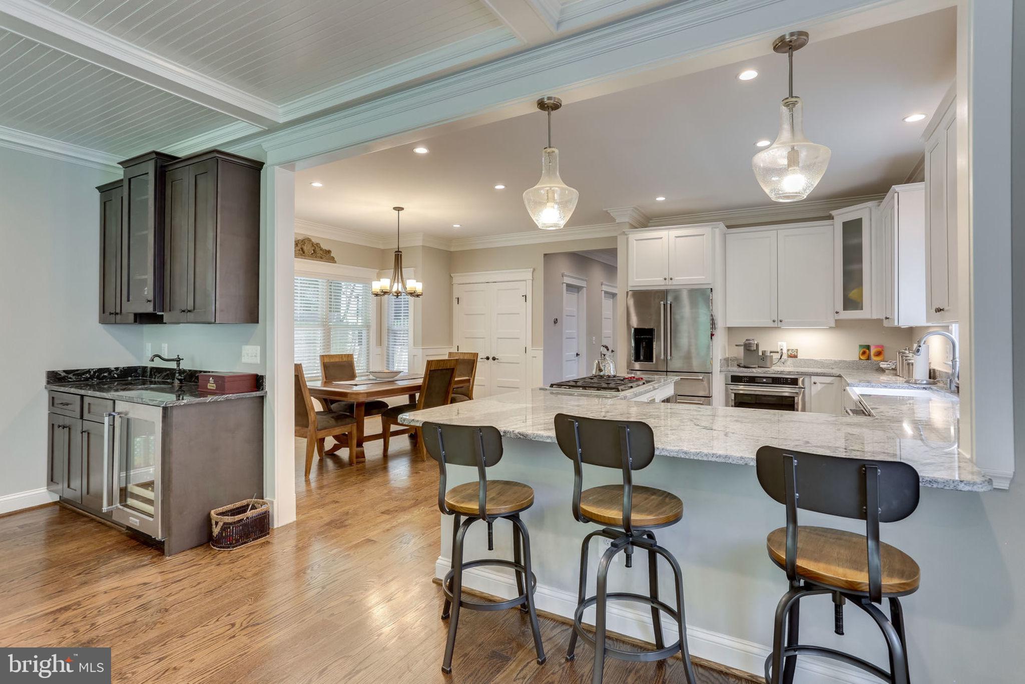 6920 Mt Daniel Drive Falls Church, VA 22046 - Photo 4 of 34 Kitchen/Bar View from Family Room