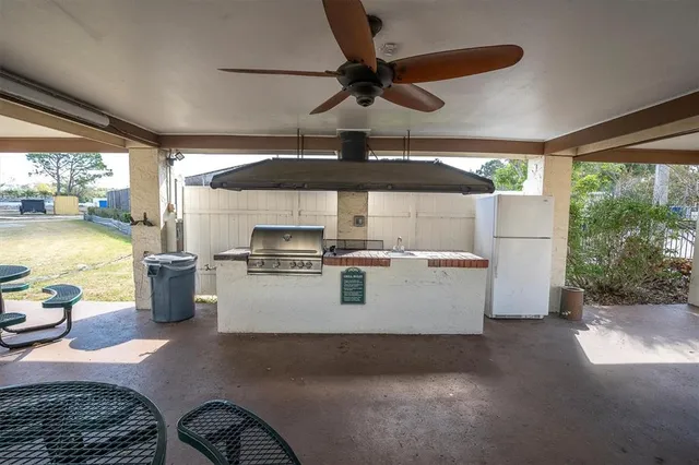 a view of a basketball court