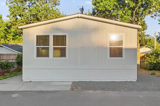 a house view with a outdoor space