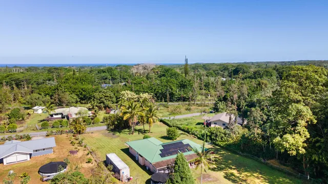 a view of yard with seating area