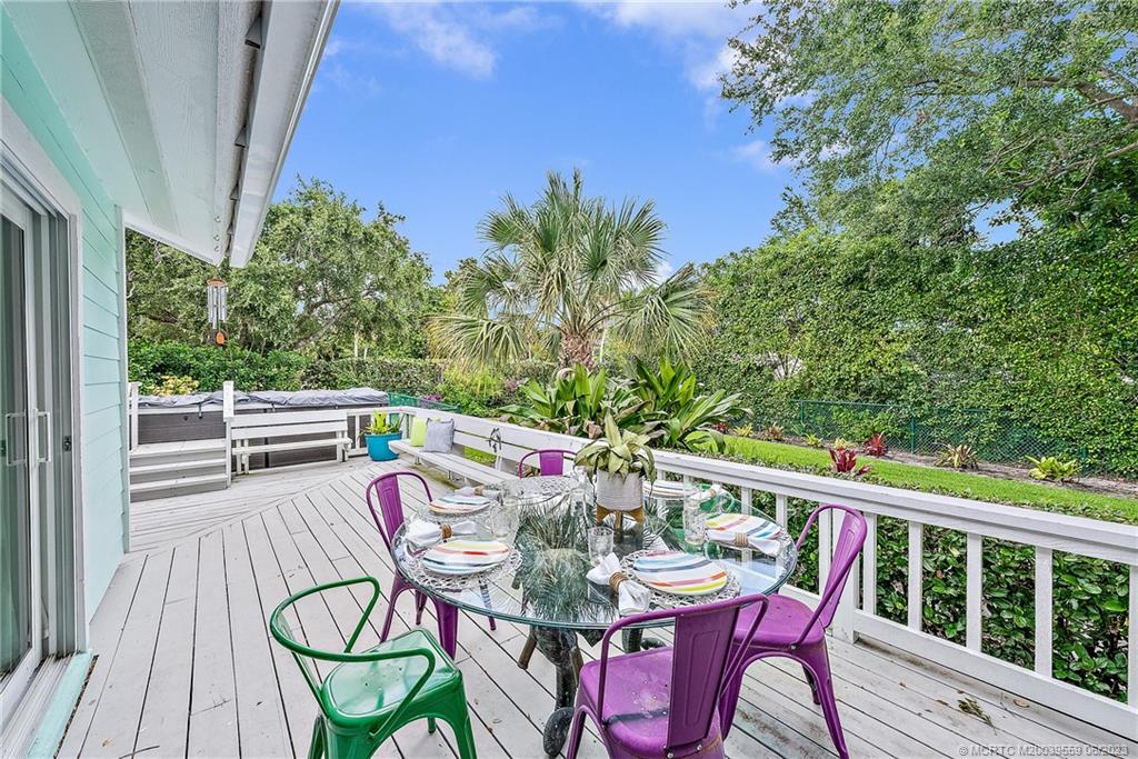 48 North River Road Stuart, FL 34996 - Photo 21 of 43 Deck area leading to your Swim -Spa for exercise and relaxation.